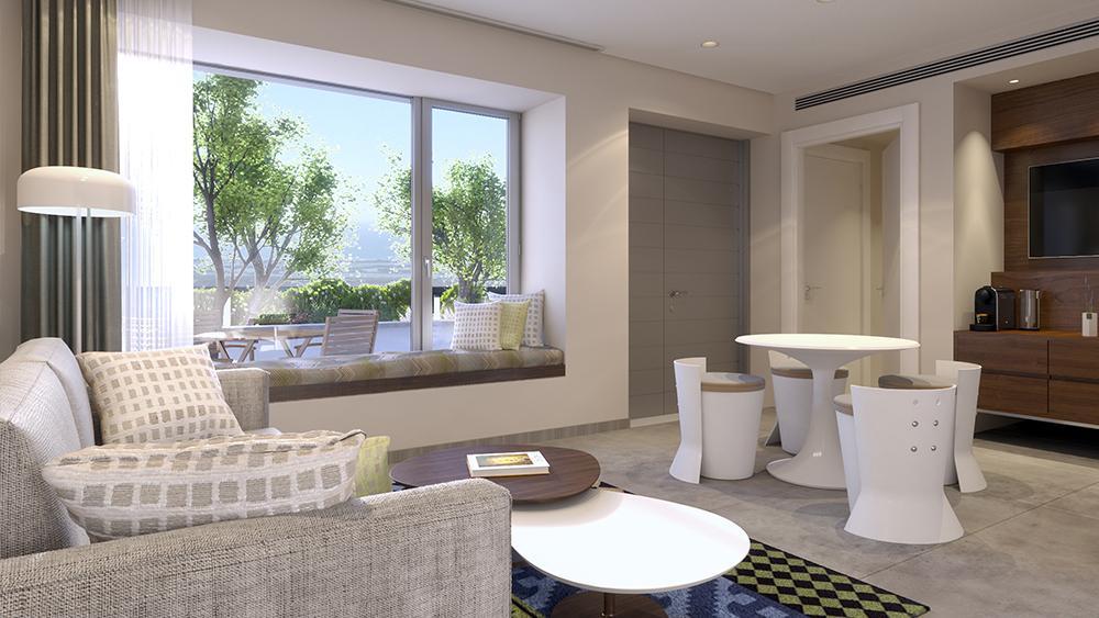 חדר לינה  - ספא במלון אלמא זכרון יעקב