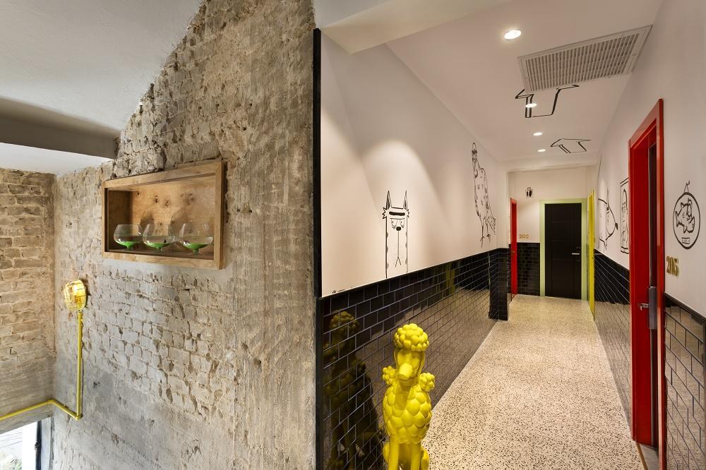 מסדרון המלון - ספא במלון קוקו תל אביב