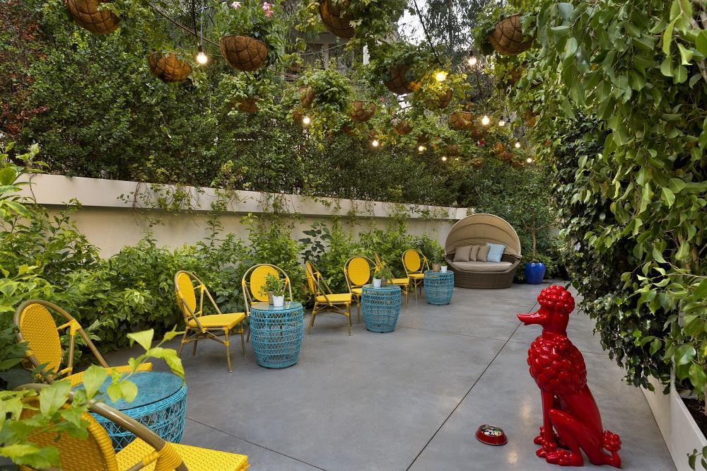 גינה חיצונית - ספא במלון קוקו תל אביב