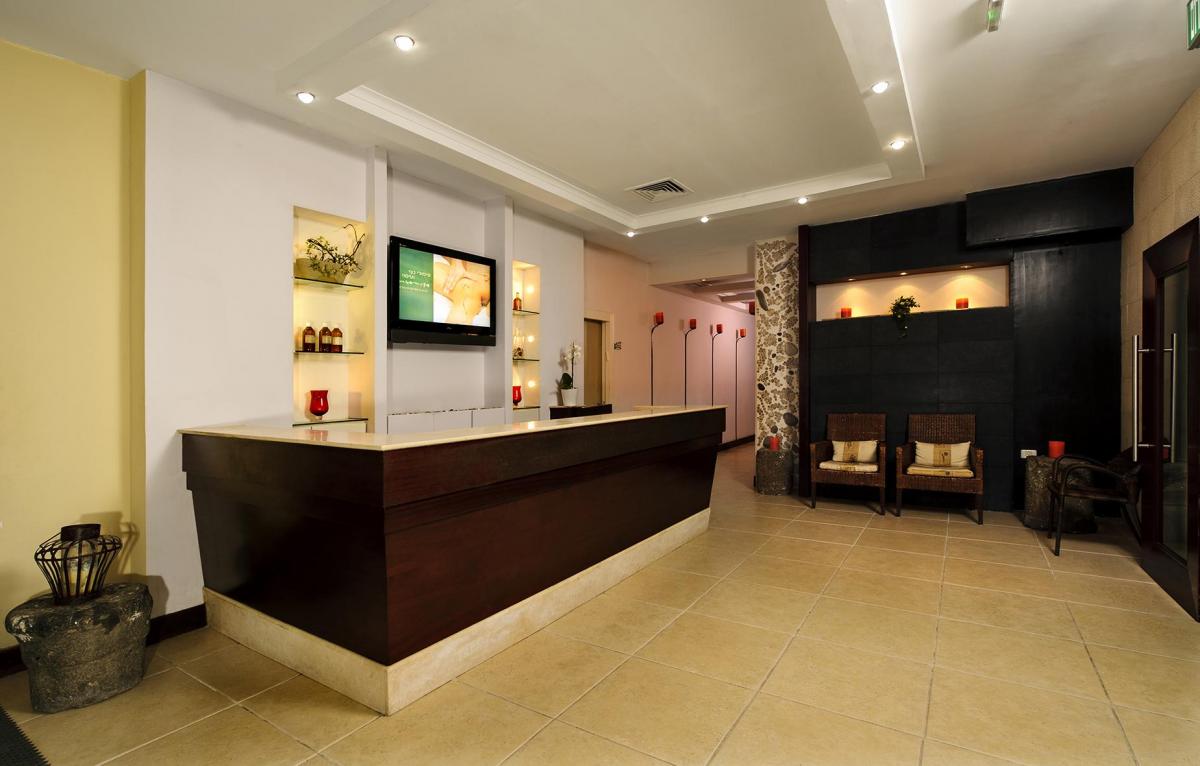 קבלת הספא - ספא במלון חמת קיסר טבריה