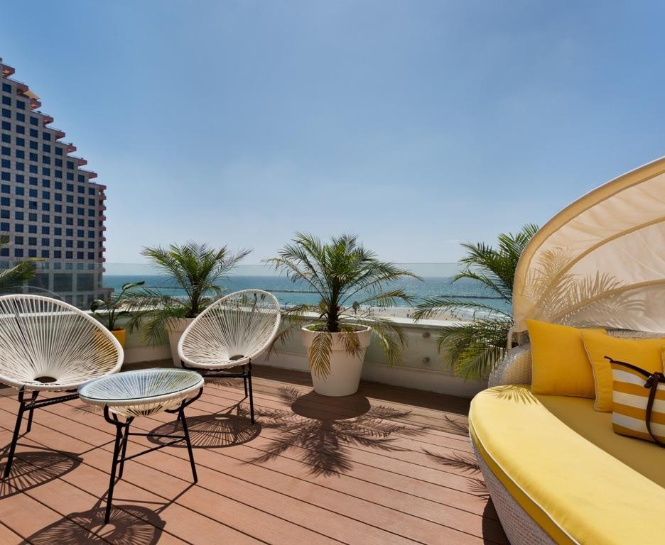 גג המלון - ספא במלון בראון ביץ האוס תל אביב