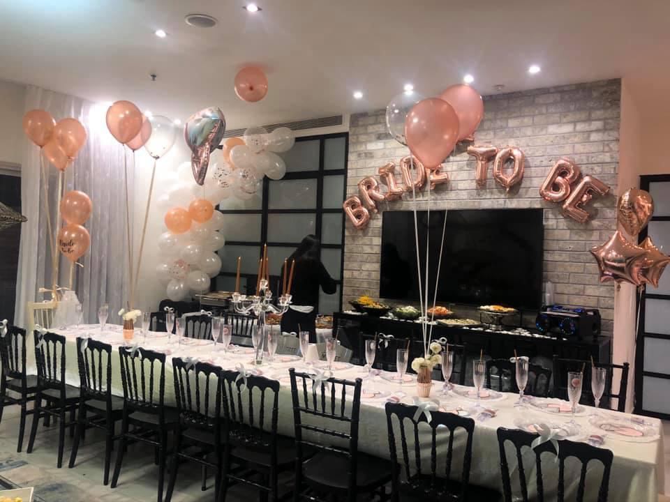  שולחן מעוצב למסיבת רווקות - ספא אדוה