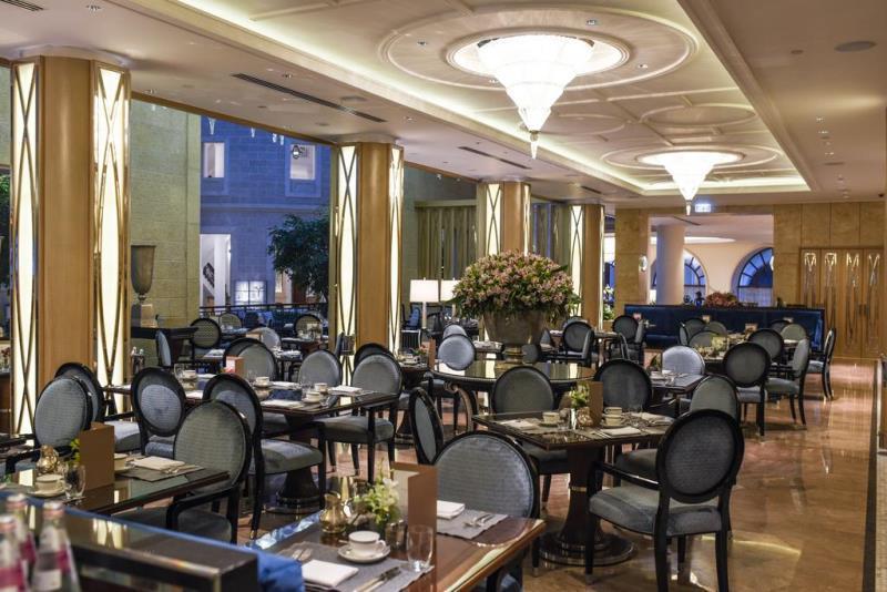 חדר אוכל - ספא גארלן במלון וולדורף אסטוריה ירושלים