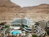 חזית המלון והבריכה מלמעלה - ספא שיזן במלון ENJOY ים המלח