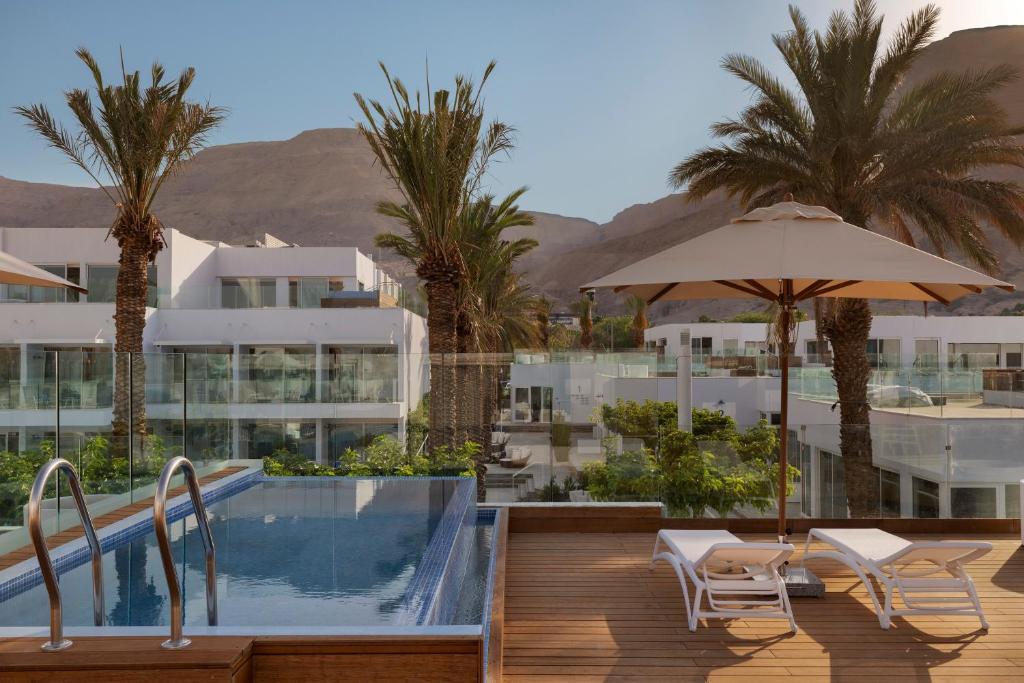 בריכה פרטית בחדר המלון - ספא במלון מילוס ים המלח