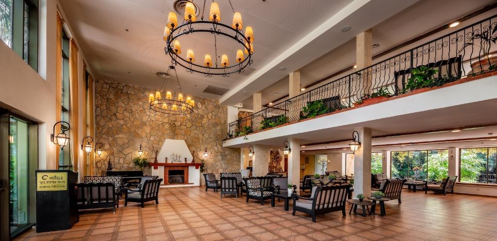 לובי המלון - ספא אחוזת אסיינדה מעלות תרשיחא