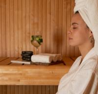 סאונה יבשה במתחם פרטי - ספא בהר מתחם פרמיום ירושלים