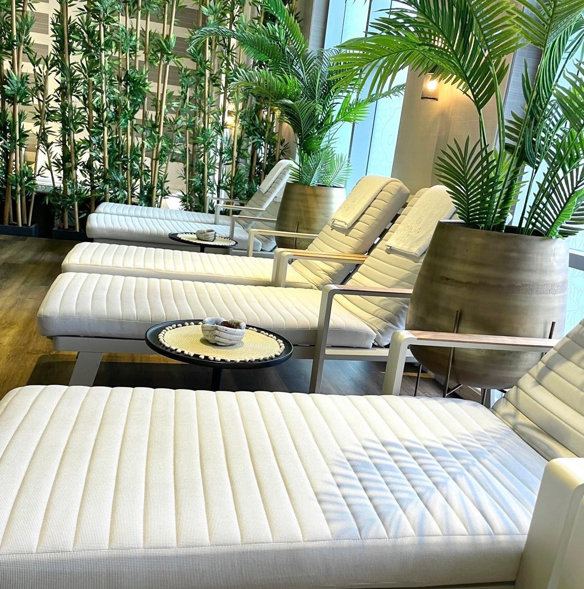 מיטות מנוחה - קאלמה ספא במלון כפר המכביה רמת גן