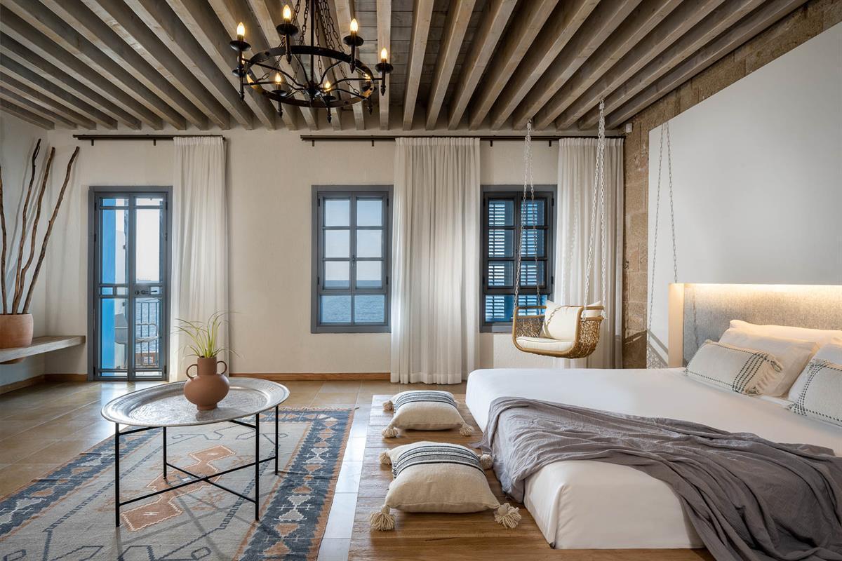 חדר מפואר במלון - ספא במלון עכותיקה בעכו