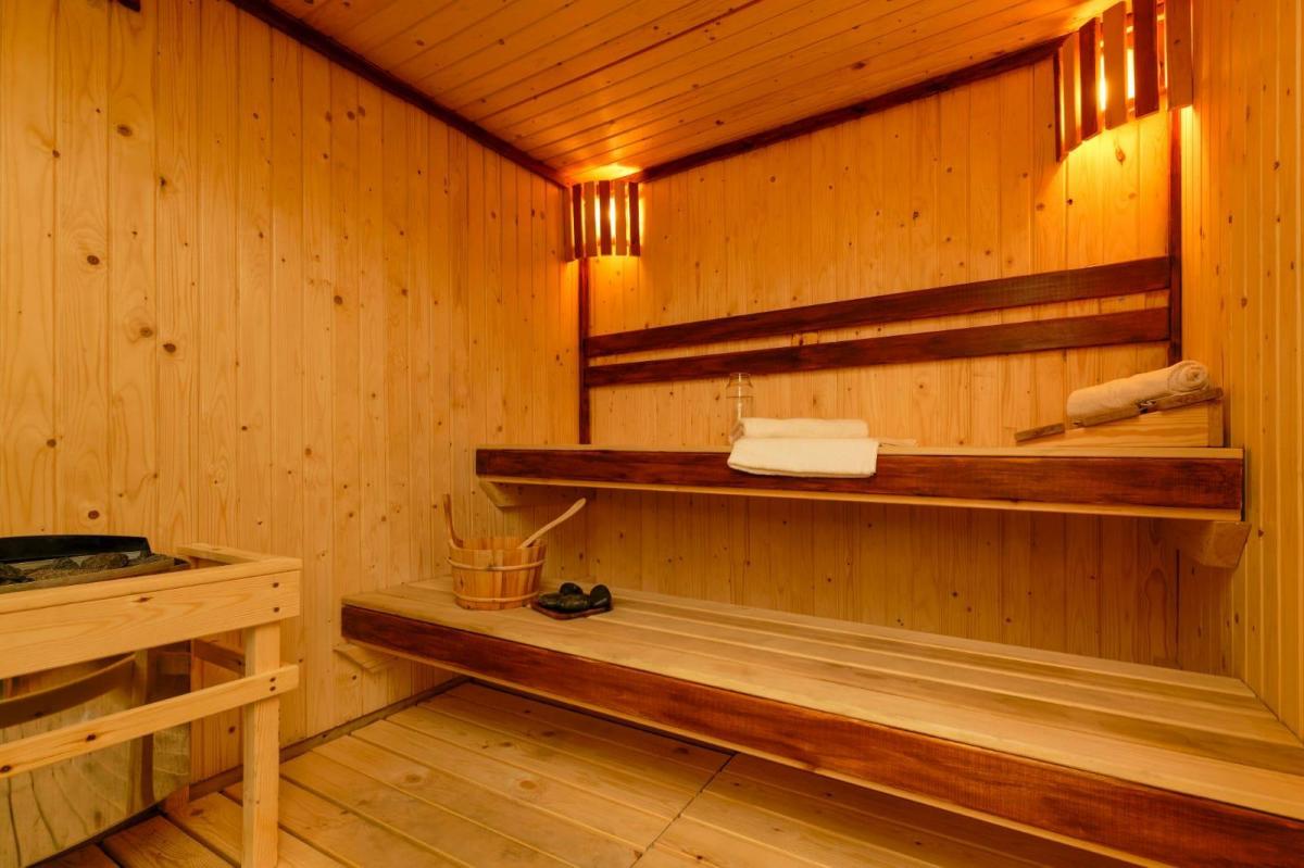 סאונה יבשה במתחם פרטי - ספא בהר מתחם פרמיום ירושלים