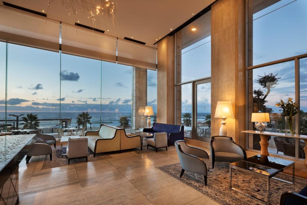 לובי המלון - ספא במלון אורכידאה הרברט סמואל תל אביב