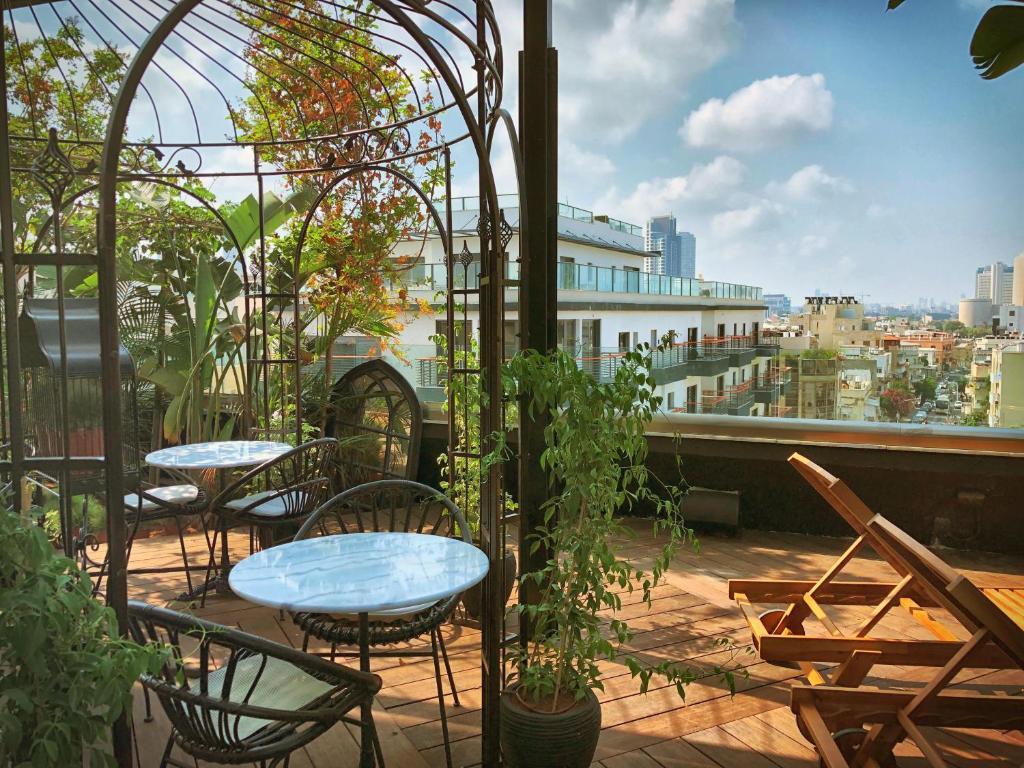  פינות ישיבה בגג המלון - ספא במלון לייטהאוס תל אביב