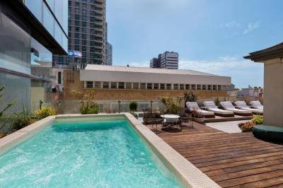 The roof of the hotel - spa at the Becher House Tel Aviv hotel