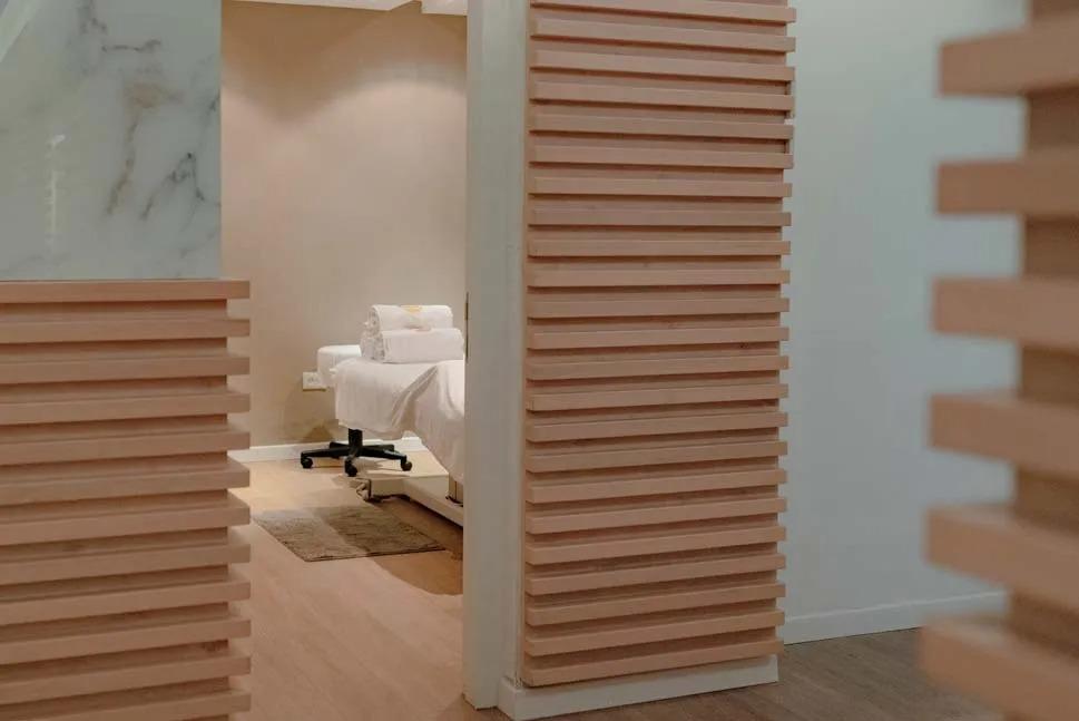 כניסה לחדר טיפולים - ספא אושן במלון גייקוב