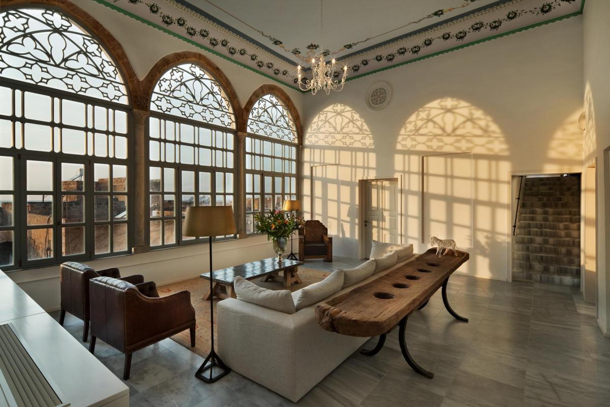 פינות ישיבה בלובי - ספא במלון האפנדי 