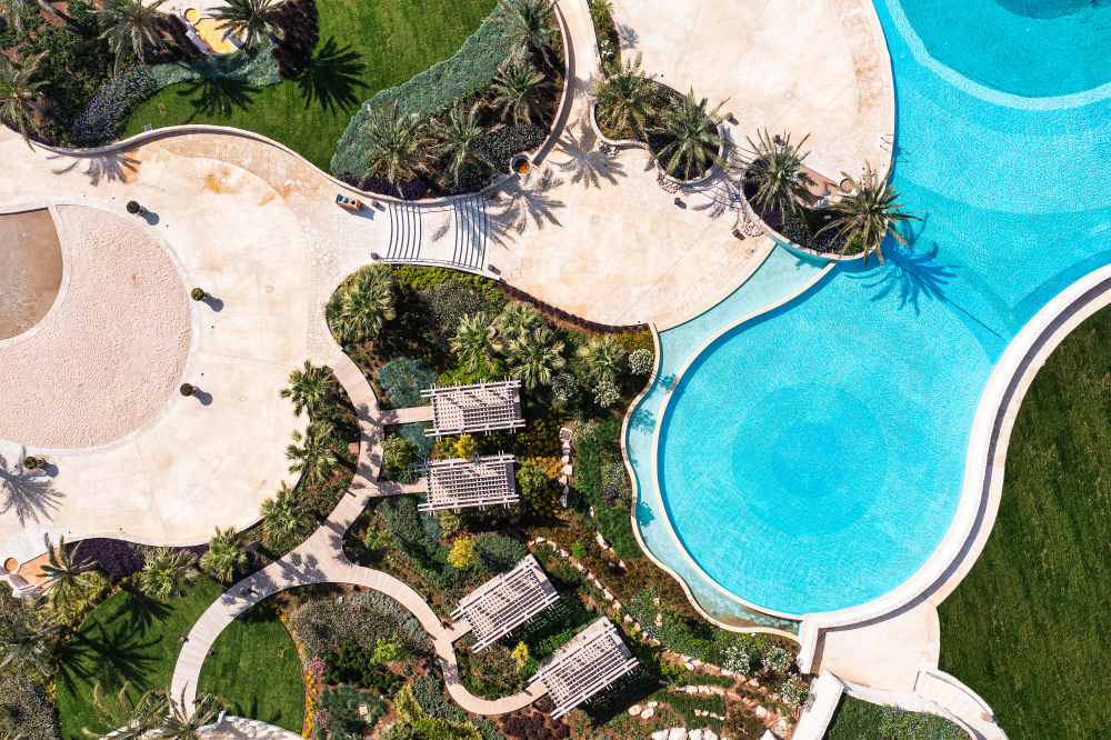 צילום אווירי של המלון  - City of Dreams Mediterranean