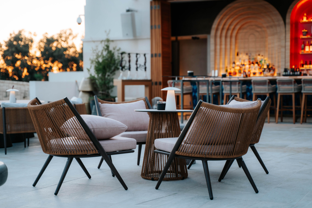  פינת ישיבה חיצונית - City of Dreams Mediterranean