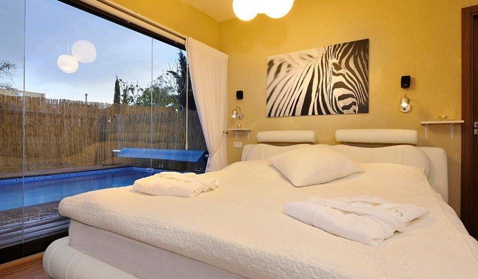 חדר שינה - סוויטת גרין